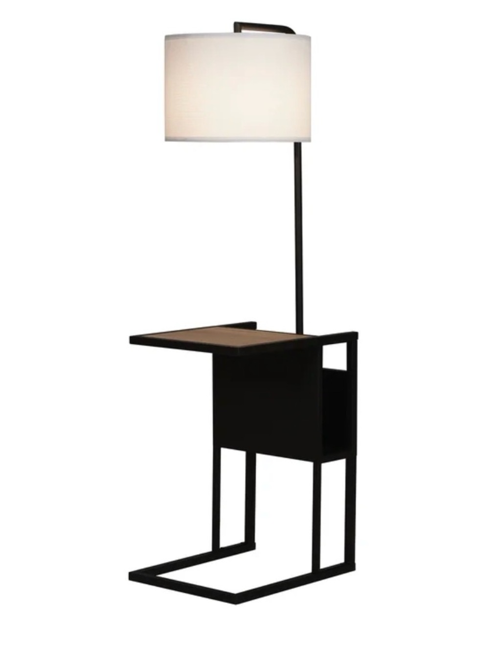Better Homes & Garden Floor Lamp with Magazine Rack 54”